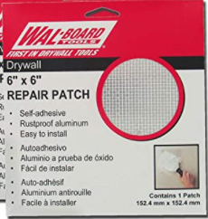 PARCHE PLACA DE YESO 6X6